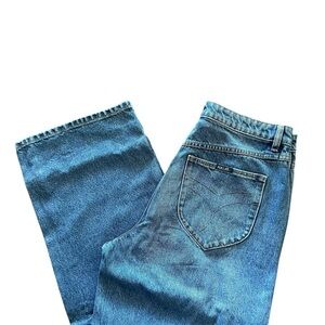 ROLLA'S Women Heidi High Rise Loose Straight Leg Medium Wash Blue Jeans Size 30